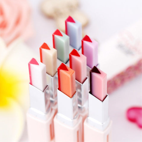 Korean Sweet Lipstick V Cutting Two Tone