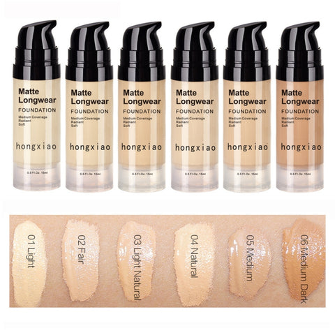 Matte Liquid Foundation Moisturizing Hide Pores Cover Freckles Scars For Skin Tone Makeup Foundation Face Makeup