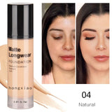 Matte Liquid Foundation Moisturizing Hide Pores Cover Freckles Scars For Skin Tone Makeup Foundation Face Makeup