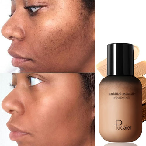 pudaier 40ml professional concealing foundation makeup matte tonal base Liquid cosmetics foundation cream for face full coverage