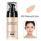 Makeup Base Face Liquid Foundation BB Cream Concealer Moisturizer Oil-control Whitening Waterproof Liquid Foundation Maquiagem