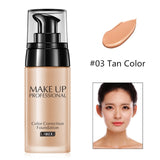 Makeup Base Face Liquid Foundation BB Cream Concealer Moisturizer Oil-control Whitening Waterproof Liquid Foundation Maquiagem