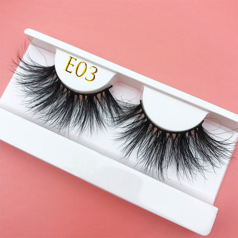 25mm Faux 100% Handmade Natural Thick Eye lashes