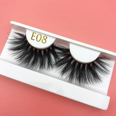 25mm Faux 100% Handmade Natural Thick Eye lashes