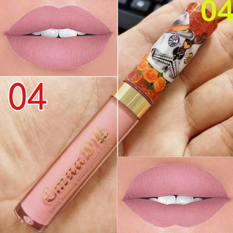 New Brand 6 Colors Matte Liquid Lipstick Waterproof Velvet Lip Stick Women Beauty Nude Lip Gloss Long Lasting Cosmetics Kit