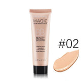 BB Cream Full Cover Face Base Liquid Foundation Makeup Waterproof Long Lasting Facial Concealer Whitening Cream Korean Make Up