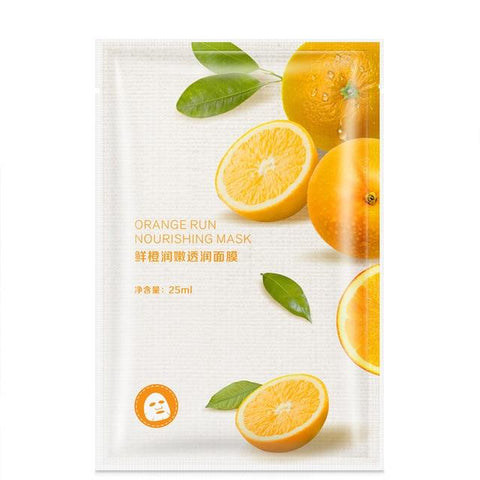 PF79 Skin Care Six Fruit Facial Mask Shea Butter Mangosteen Blueberry Pomegranate Kiwi Fruit Aloe Sheet Mask Face Mask