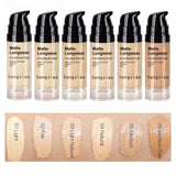 Hot Matte Liquid Foundation Moisturizing Hide Pores Cover Freckles Scars For Skin Tone Makeup Foundation Face Makeup