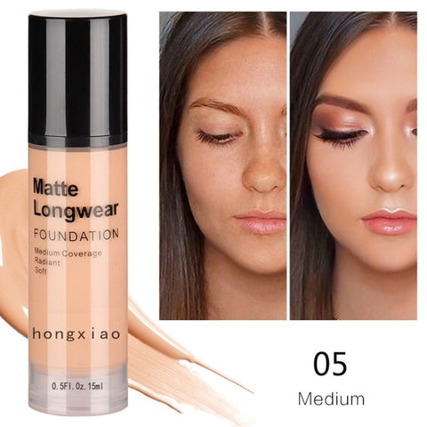Hot Matte Liquid Foundation Moisturizing Hide Pores Cover Freckles Scars For Skin Tone Makeup Foundation Face Makeup