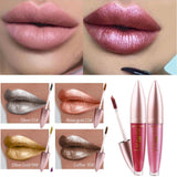 New High Gloss Lip Gloss 12 Color Non-stick Cup Lasting Beauty Liquid Lipstick Girl Easy To Wear Velvet Lip Glaze Makeup TSLM2