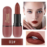 Matte Lipstick Cosmetic Waterproof Long Lasting Pigment Velvet Sexy Lip Non-stick cup does not fade Lipstick new 2019 TSLM1