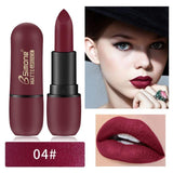 Matte Lipstick Cosmetic Waterproof Long Lasting Pigment Velvet Sexy Lip Non-stick cup does not fade Lipstick new 2019 TSLM1