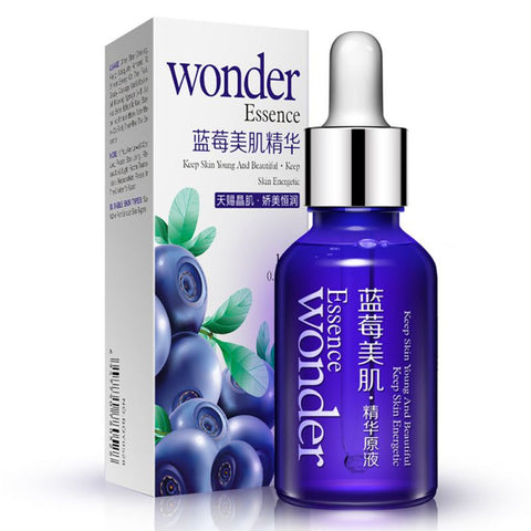 Skin Care Blueberry Hyaluronic Acid Liquid Anti Wrinkle Anti Aging Collagen Serum Essence Whitening Moisturizing Oil
