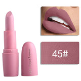 Miss Rose Matte Lipstick Batom Mate Makeup Waterproof Sexy Red Lip Tint Mate Long Lasting Nude Pigment Vitamin Velvet Lip Stick