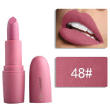 Miss Rose Matte Lipstick Batom Mate Makeup Waterproof Sexy Red Lip Tint Mate Long Lasting Nude Pigment Vitamin Velvet Lip Stick