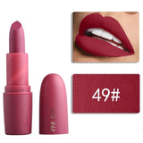 Miss Rose Matte Lipstick Batom Mate Makeup Waterproof Sexy Red Lip Tint Mate Long Lasting Nude Pigment Vitamin Velvet Lip Stick