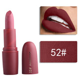 Miss Rose Matte Lipstick Batom Mate Makeup Waterproof Sexy Red Lip Tint Mate Long Lasting Nude Pigment Vitamin Velvet Lip Stick