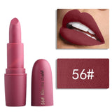 Miss Rose Matte Lipstick Batom Mate Makeup Waterproof Sexy Red Lip Tint Mate Long Lasting Nude Pigment Vitamin Velvet Lip Stick