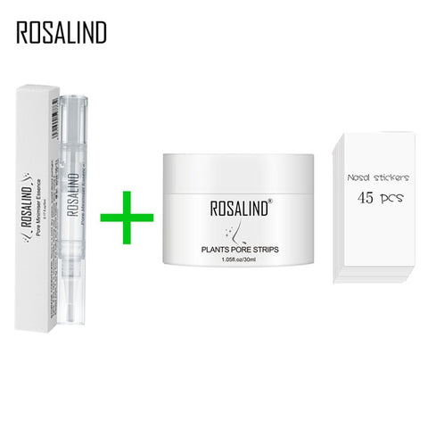 ROSALIND Face Masks Facial From Black Dots Remove Blackhead Acne Nose Peeling Fabric Mask For The Face Lifting Cream Skin Care