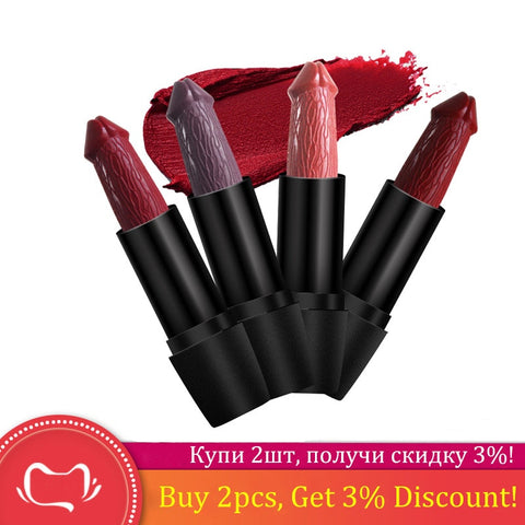 Penis Shape Long Lasting Matte Lipstick