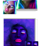 12 Colors/Set Loose Powder Eye Shadow Dust Festival Pigment Neon Fluorescence Eye shadow Pigment Not Luminous