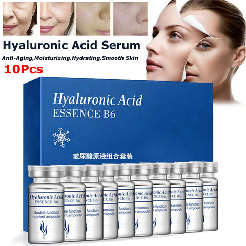 Anti Wrinkle Anti Aging Collagen Hyaluronic Acid Serum Skin Care Set