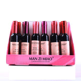 Red Wine Lip Liquid 1Pcs Boxed Long-Lasting Moisturizing Lip Liquid Lip Gloss Lipstick Beauty Products