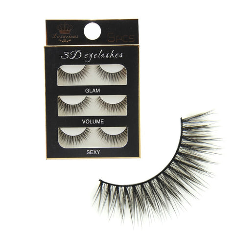 3D Sparse Natural Soft Faux Eyelashes