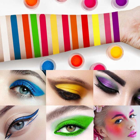 12 Neon Summer Eye shadow Palette