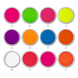 12 Neon Summer Eye shadow Palette