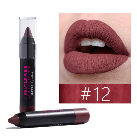 Matte Lipstick Waterproof Nude Velvet
