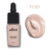 Liquid Foundation Invisible Full Coverage Make Up Concealer Whitening Moisturizer Waterproof Makeup Foundation SPF15 Sun