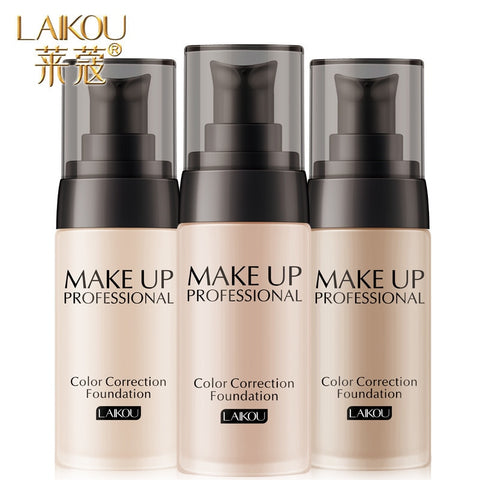 Makeup Base Face Liquid Foundation BB Cream Concealer Moisturizer Oil-control Whitening Waterproof Liquid Foundation Maquiagem