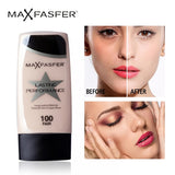 MAXFASFERX Face Liquid Foundation Makeup Base BB Cream Concealer Invisible Full Coverage Whitening Moisturizer Waterproof