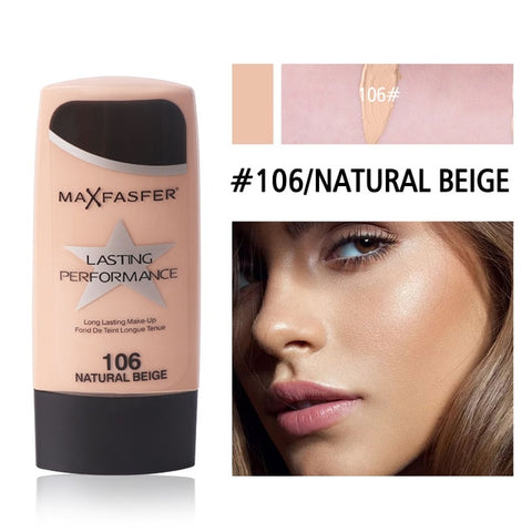 MAXFASFERX Face Liquid Foundation Makeup Base BB Cream Concealer Invisible Full Coverage Whitening Moisturizer Waterproof